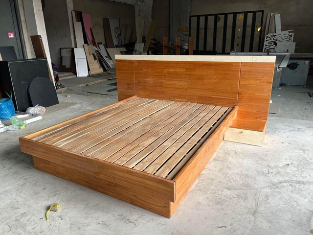 Giường 1m6x2m gỗ sồi