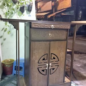 Tủ thờ gỗ tự nhiên