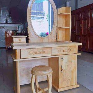 Bàn trang điểm gỗ cao su